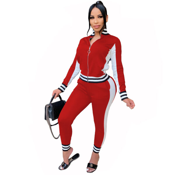 Women's Sportswear Two-piece Running Suit Jacket - Image 5