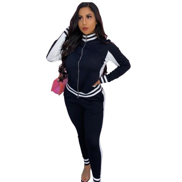 Women's Sportswear Two-piece Running Suit Jacket - Image 8