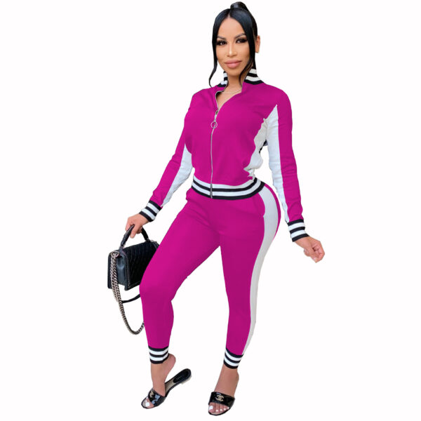 Women's Sportswear Two-piece Running Suit Jacket - Image 7